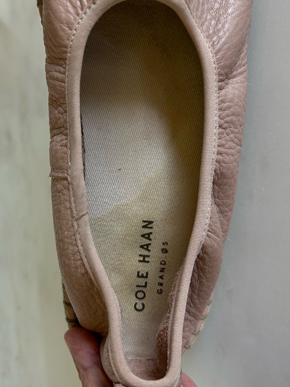 Cole Haan Cloudfeel Espadrille Slip On Flats Ballet Slipper Pink Size 7.5 - Picture 12 of 16